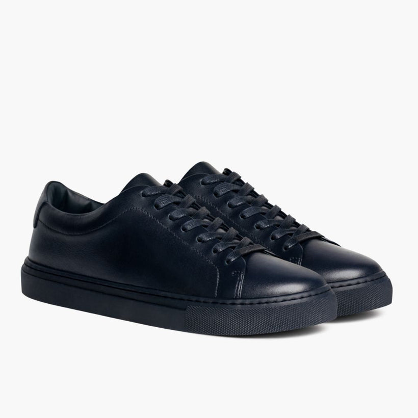 Women's Encore Navy Leather Sneakers