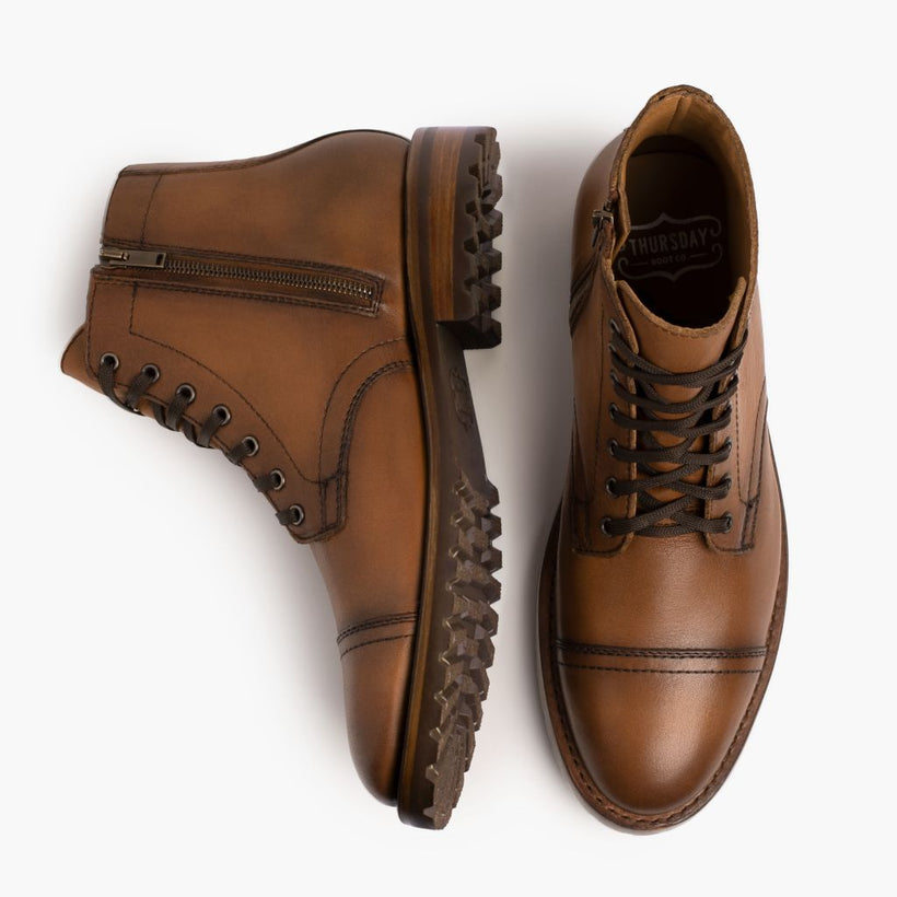 Major Cuero Leather Boots