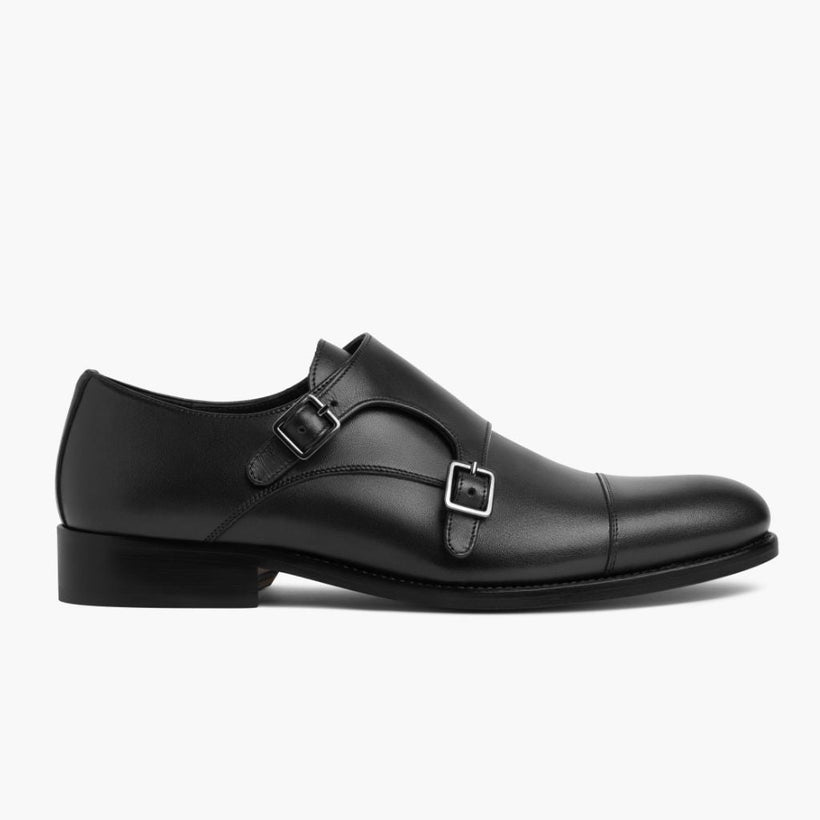 Saint Black Leather Loafers