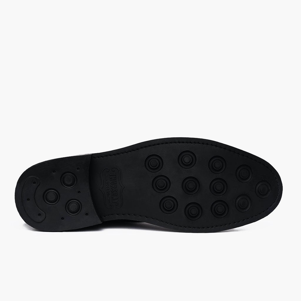 High-Traction Rubber Outsole & Lug Tread Pattern on Scout Mocha Leather Boots For Men