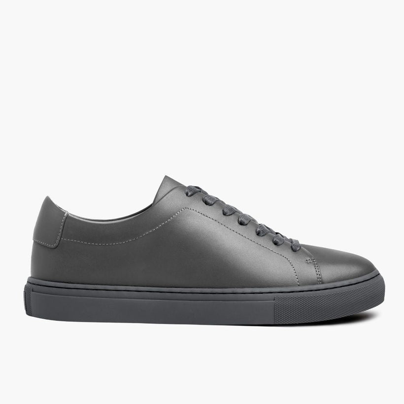 Encore Steel Grey Leather Sneakers