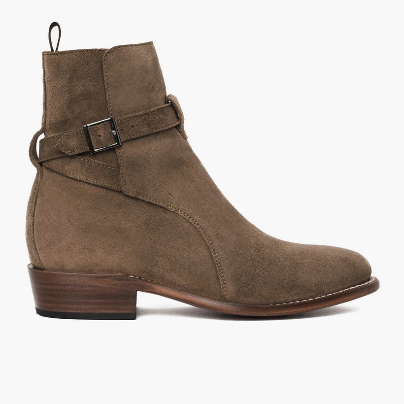 Rogue Taupe Leather Boots