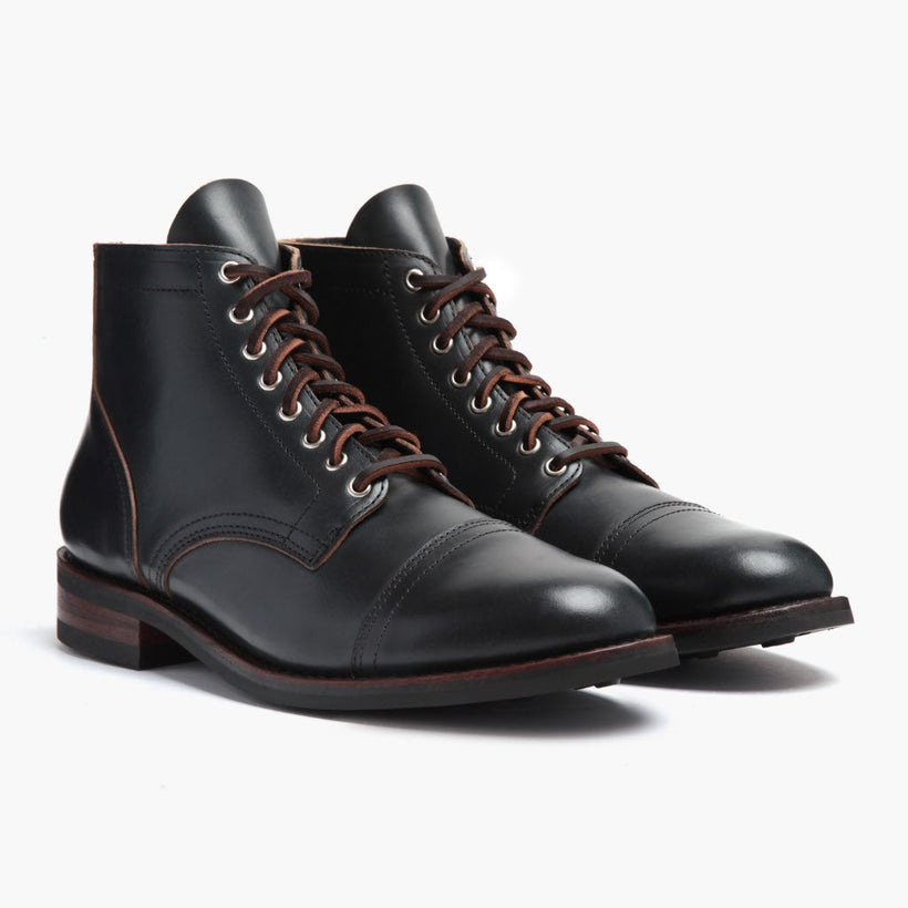 Vanguard Indigo Leather Boots