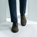 Cushioned Leather Insole & Ergonomic Arch Support Construction Detail