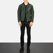 Armand Green Biker Jacket – alternate product view 3