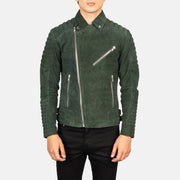 Armand Green Biker Jacket – alternate product view 4