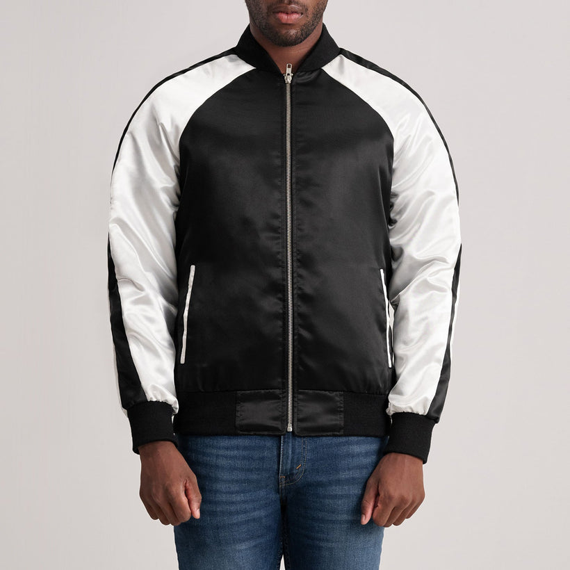 Clarke Black Varsity Jacket