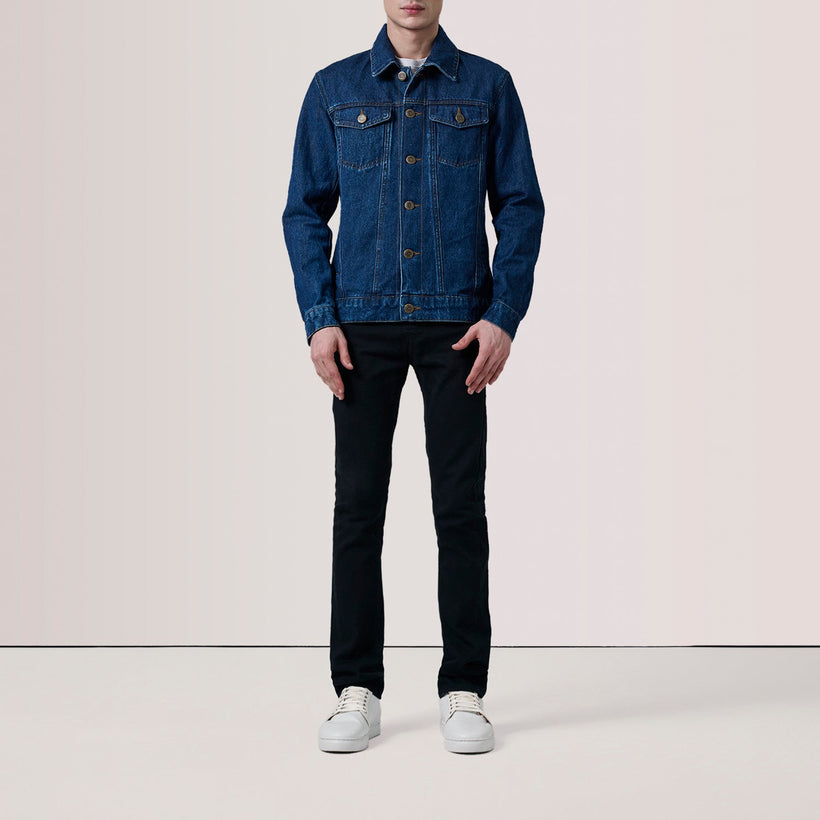 Conard Dark Blue Denim Trucker Jacket