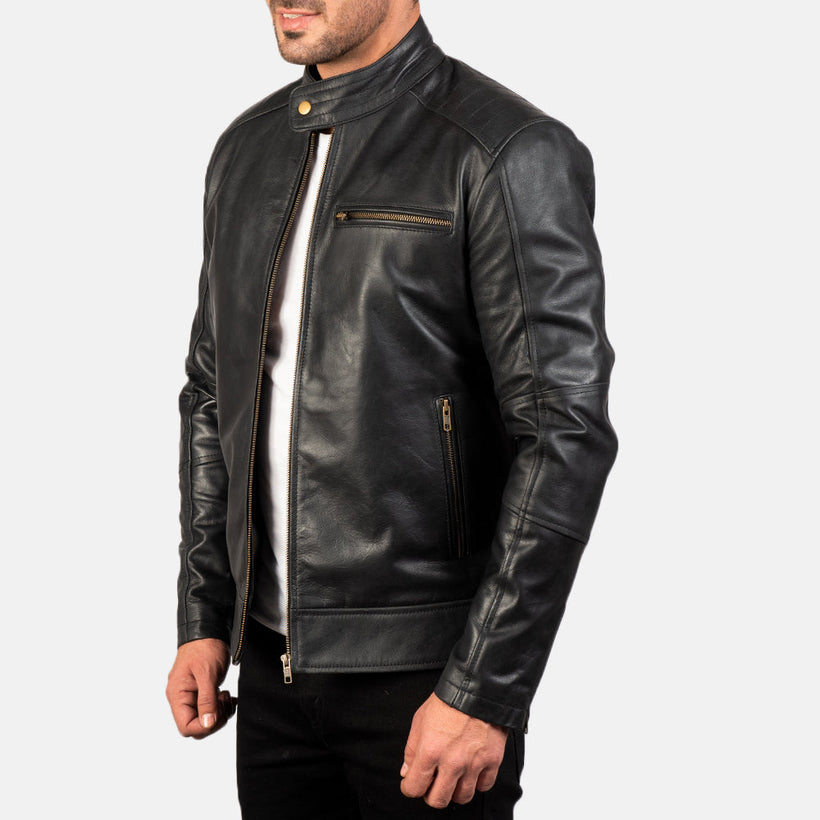 Dean Black Biker Jacket