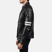 Authentic Sheepskin Leather Grain Texture &amp; Heavy-Duty Seam Stitching Detail