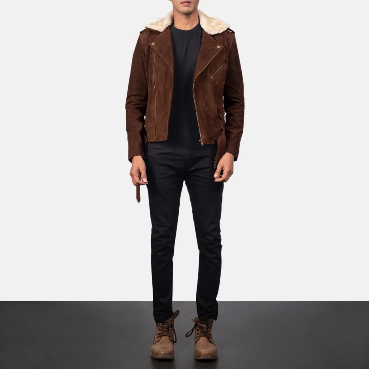 
Furton Leather Biker Jacket – alternate product view 3