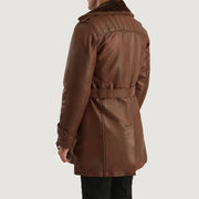 
Authentic Sheepskin Burnishing with Burnishing Finish Grain Texture & Heavy-Duty Seam Stitching Detail