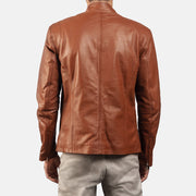 Ionic Leather Biker Jacket – alternate product view 4