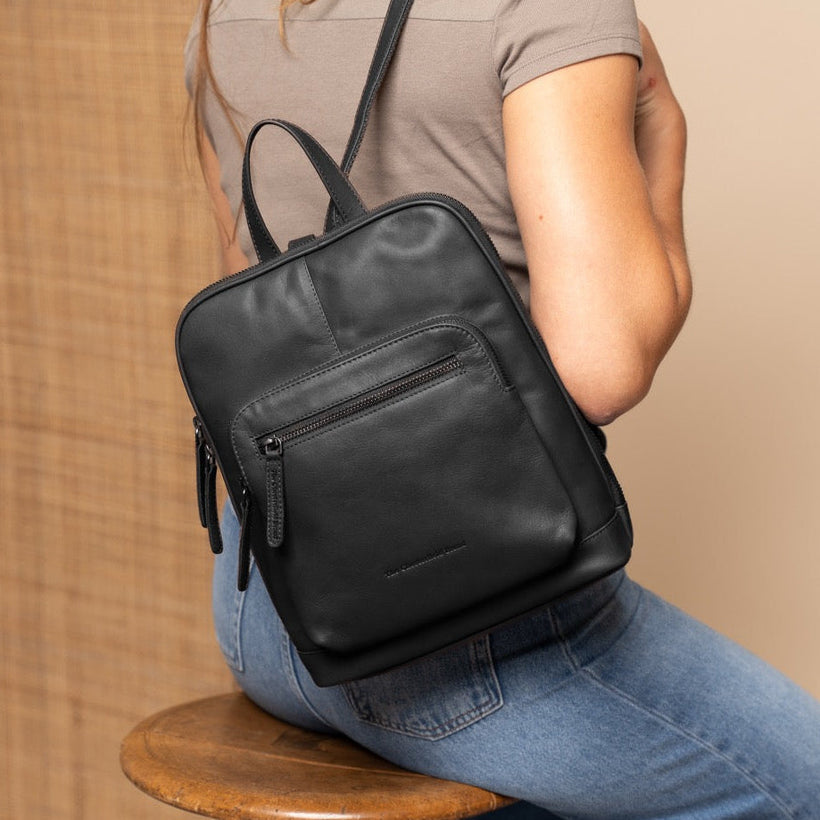 Floran Full-Grain Leather Backpack