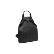 Manchester Full-Grain Leather Backpack in Classic 100% Full-Grain Leather - Full Exterior Front Profile View | Buy Online