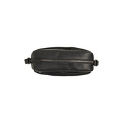 Arona Full-Grain Leather Crossbody Bag - Structured Side Profile Showing Gusset Depth &amp; Expansion Capacity