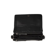 
Solid Antique Brass Hardware & Heavy-Duty Dual Zipper Detail on Forano Full-Grain Leather Crossbody Bag