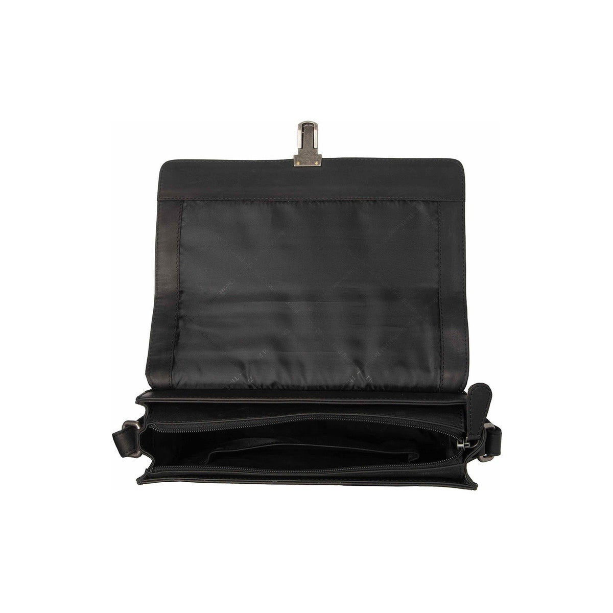 Interior View Showing Dedicated Padded Laptop Sleeve &amp; Multi-Compartment Organization
