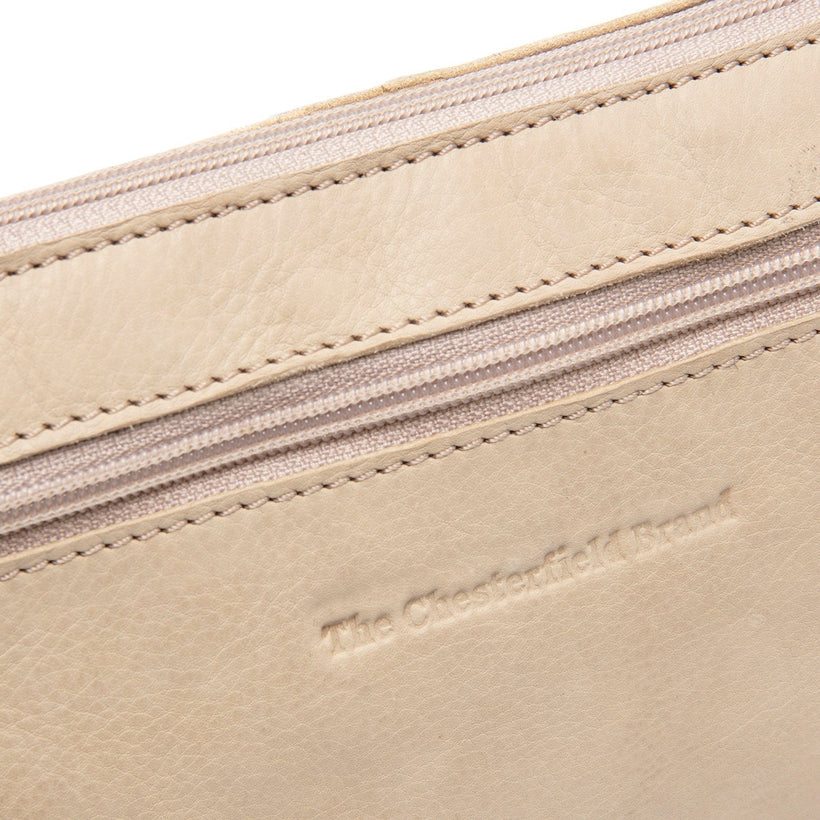 Classic 100% Full-Grain leather Bag - Rear Perspective Showing Reinforced Leather Straps & Stitching