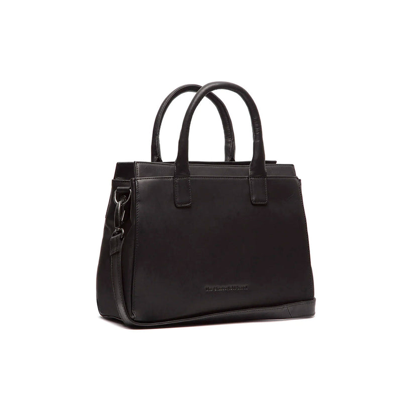 Garda Full-Grain Leather Handbag in Classic 100% Full-Grain Leather - Front Profile View & Tailored Silhouette | Buy Online