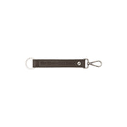 Leather Key Ring in Classic 100% Full-Grain Leather - Front Profile View &amp; Tailored Silhouette | Buy Online