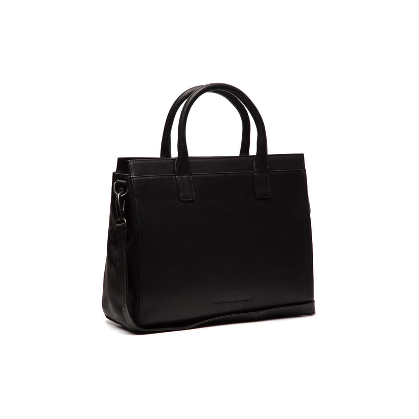 Rivera Full-Grain Leather Laptop Bag in Classic 100% Full-Grain Leather - Full Exterior Front Profile View | Buy Online