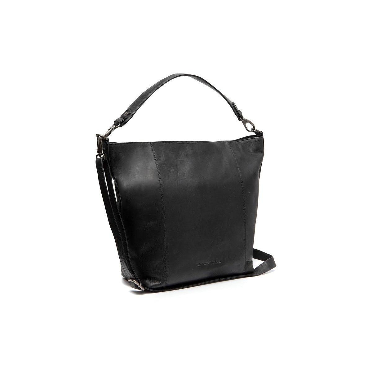 Zira Full-Grain Leather Shoulder Bag in Classic 100% Full-Grain Leather - Full Exterior Front Profile View | Buy Online