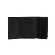 Classic 100% Full-Grain leather Wallet - Rear Perspective Showing Reinforced Leather Straps &amp; Stitching