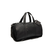 
Rivaro Full-Grain Leather Weekender Bag in Classic 100% Full-Grain Leather - Full Exterior Front Profile View | Buy Online