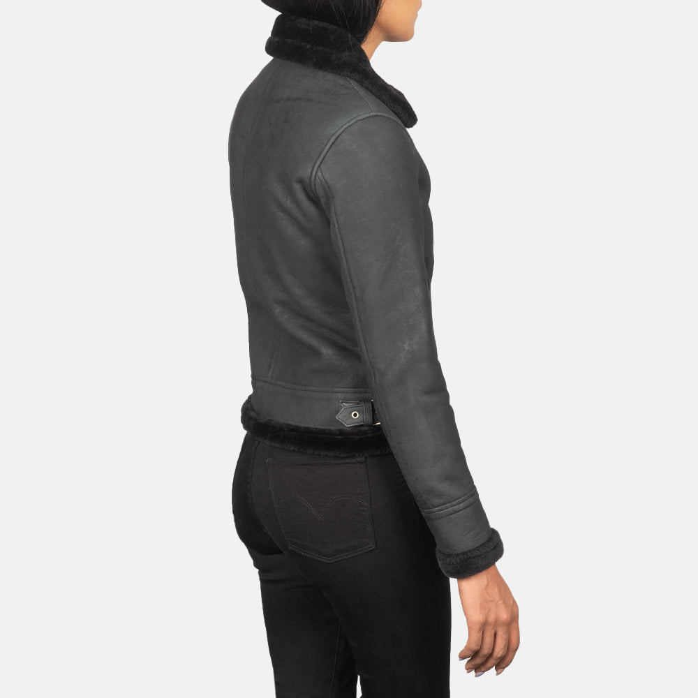 Authentic Sheepskin Snuffed with Snuffed Finish Grain Texture &amp; Heavy-Duty Seam Stitching Detail