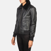 
Stella G-1 Leather Bomber Jacket – alternate product view 2