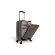 Urban Graphite Suitcase Set Front Pocket Zuna, detail view 1